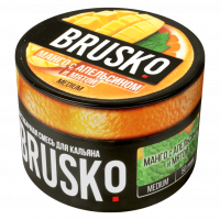 Смесь Brusko Medium - Манго с Апельсином и Мятой (50 грамм) — 